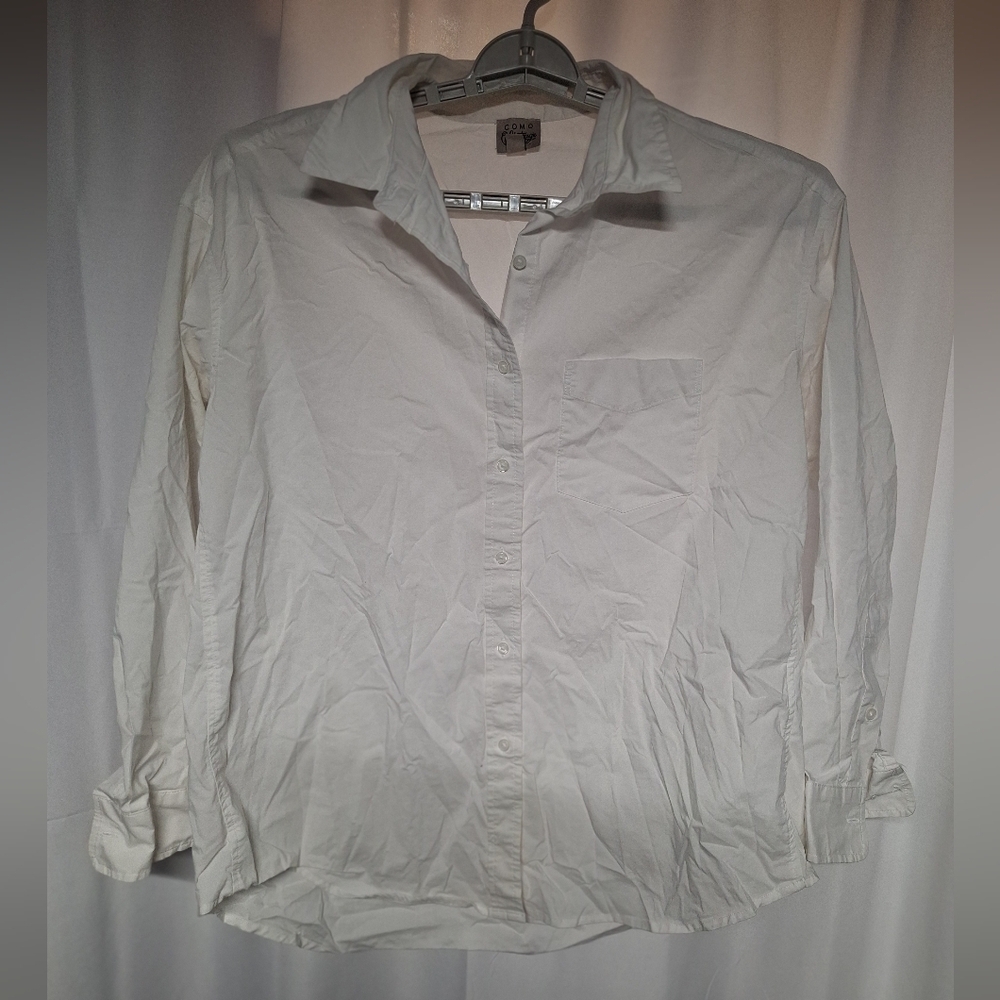 White Button-Up Shirt